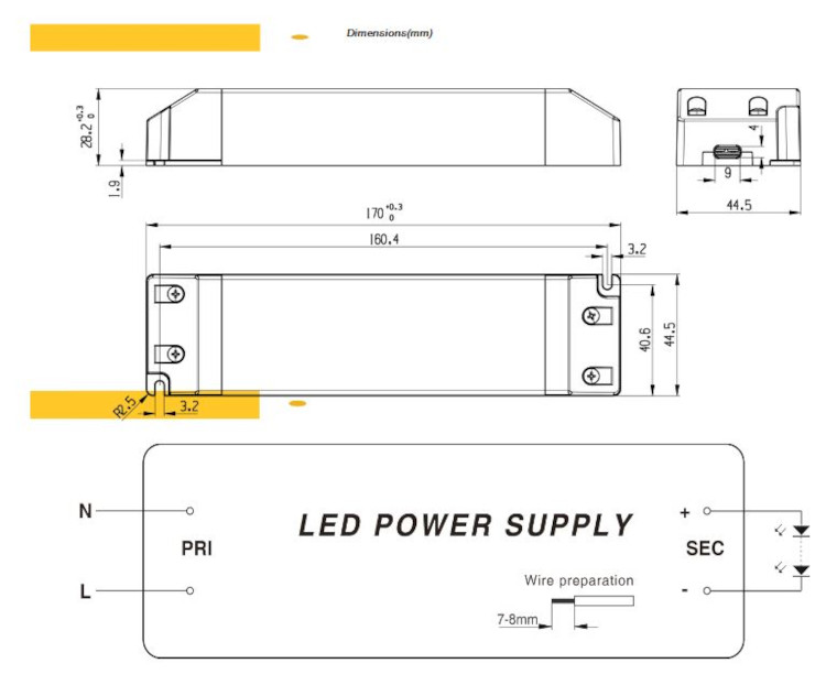 Snappy LED-Treiber SS75-24VL