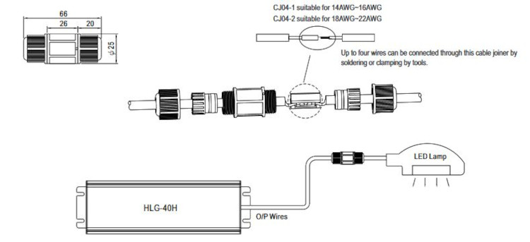 Mean Well LED-Treiber HLG-40H-48