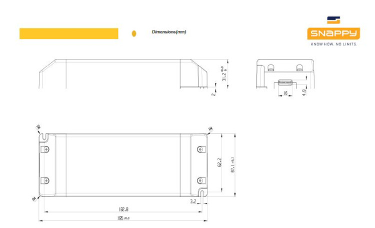 Snappy LED-Treiber SP150-24VLT