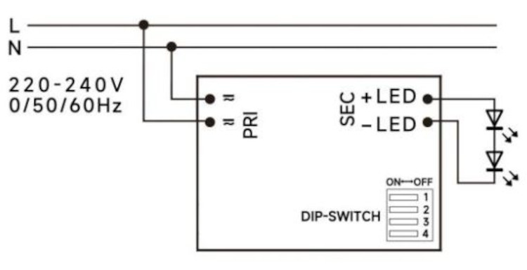 Eaglerise LED-Treiber FLS-42-1050 LD