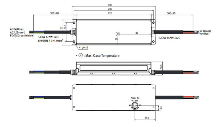 Mean Well LED-Treiber XLG-320-V-A