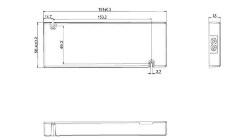 Snappy LED-Treiber SNP60-24VFC-A