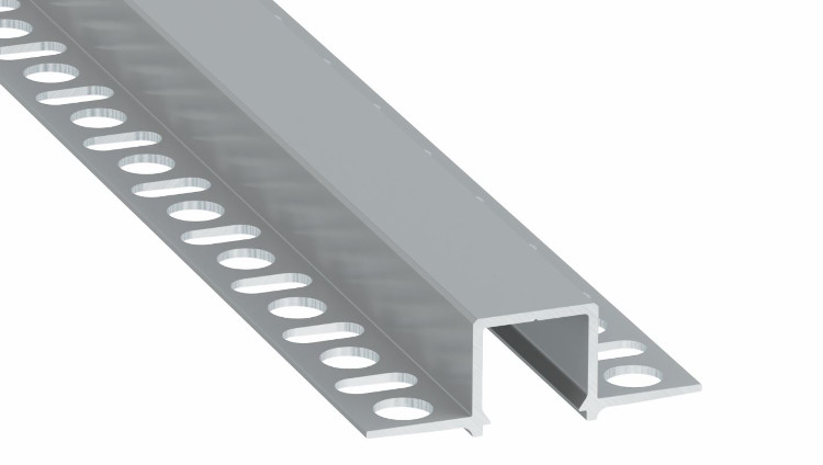 LED-Profil LPGAUDI Silber eloxiert 2,02 m