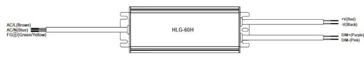 Mean Well LED-Treiber HLG-60H-48A