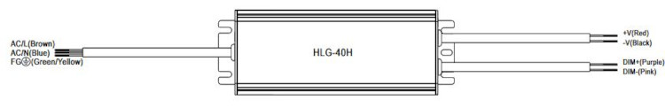 Mean Well LED-Treiber HLG-40H-24A