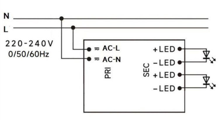 Eaglerise LED-Treiber LS-120-24 LI1