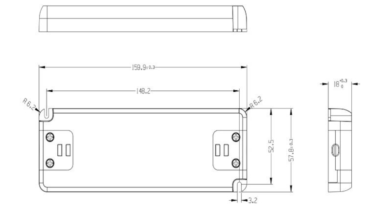 Snappy LED-Treiber SNP50-12VF-1