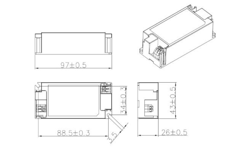 Eaglerise LED-Treiber FLS-32-800 LD