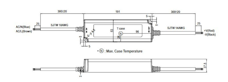 Mean Well LED-Treiber LPV-150-24