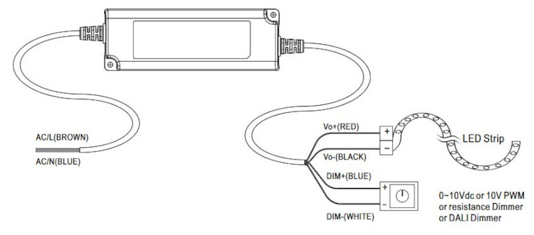 Mean Well LED-Treiber PWM-60-24DA2