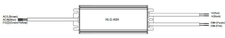 Mean Well LED-Treiber HLG-40H-24