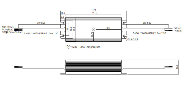 Mean Well LED-Treiber HLG-60H-48A