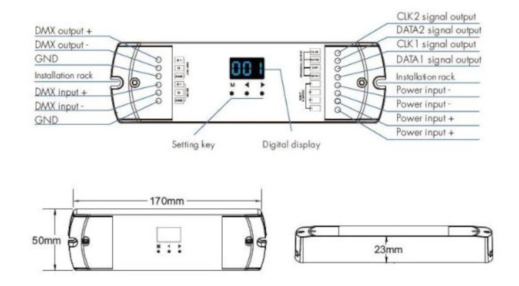 DALCNET Pixel-LED-Ansteuerung DSK-5A-SPI-KIT