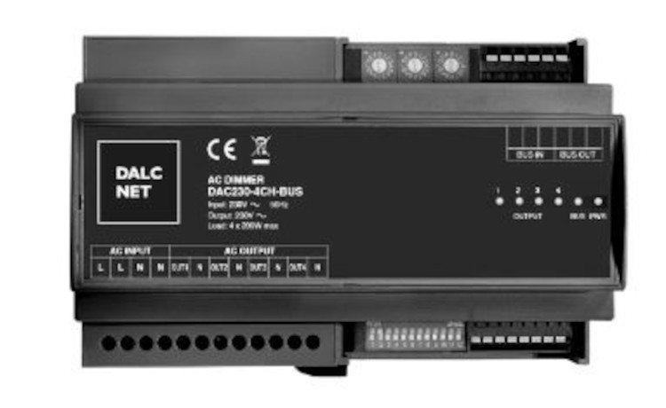 DALCNET LED-Ansteuerung DAC230-4CH-DALI